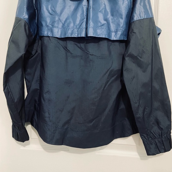 BNWOT MEN NIKE VINTAGE 'OLD SCHOOL' POLYESTER FULL ZIP JACKET NAVY US MEDIUM (M) - Picture 8 of 14